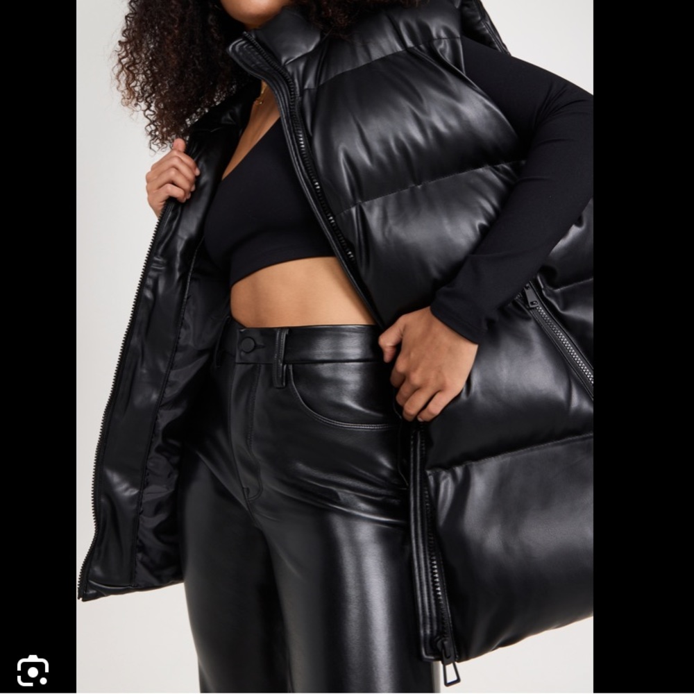 Good American puffer vest